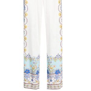 Hale Bob Omia twill printed high waisted pants